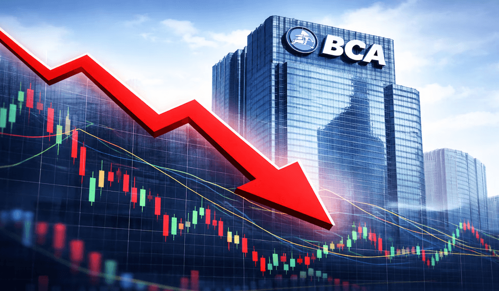 Saham BBCA Anjlok Tajam, Dari Level 10.000 Kini Terseret ke 6.450