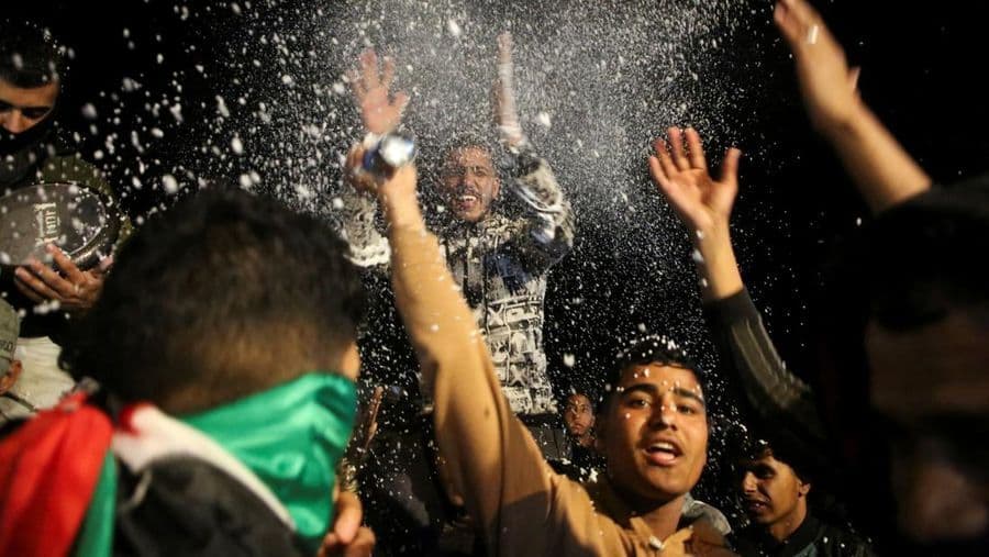 Gaza Rayakan Gencatan Senjata dengan Israel