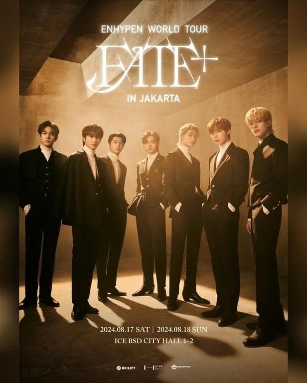 Ini Segala Hal yang Perlu Kamu Ketahui Soal ENHYPEN WORLD TOUR "FATE PLUS" IN JAKARTA!
