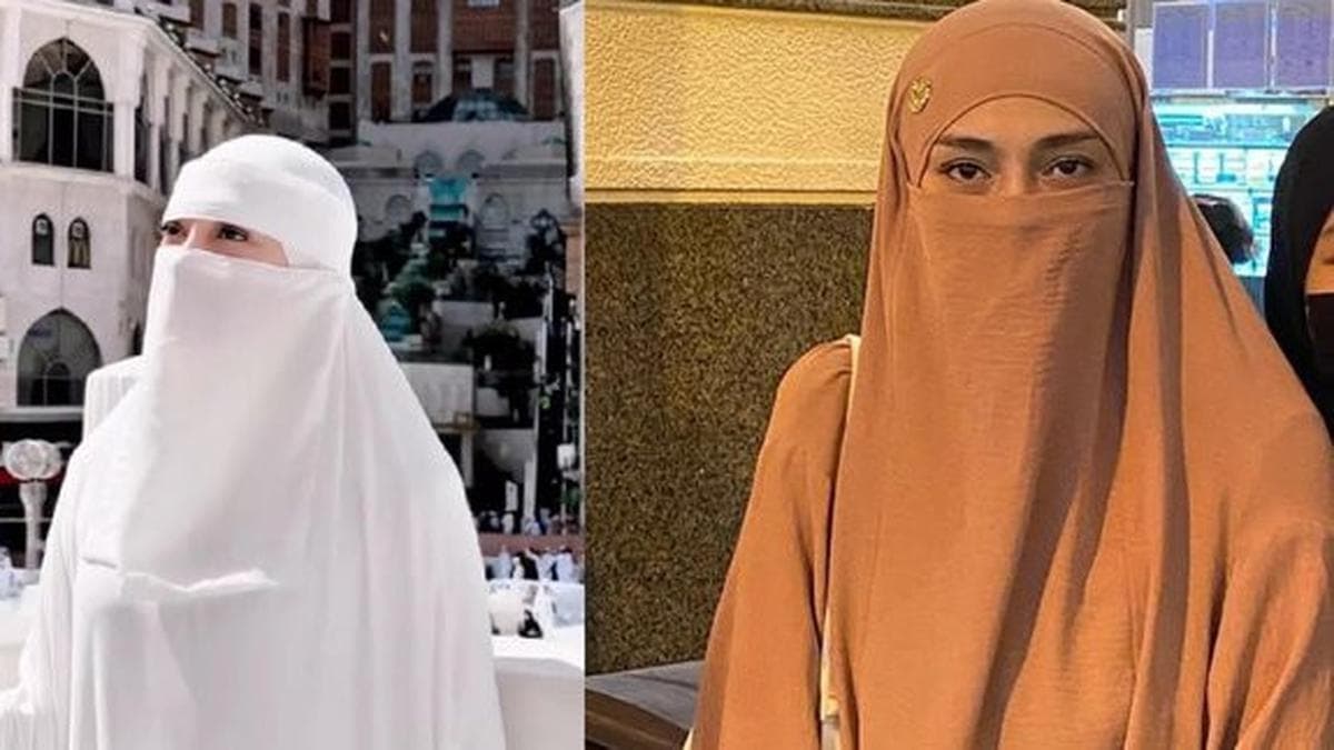 Celine Evangelista Tampil Bercadar Saat Umrah, Ungkap Alasan Menjadi Mualaf